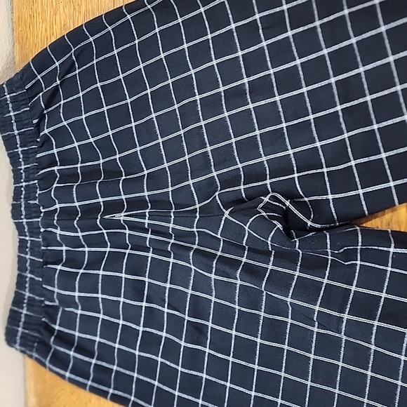 Madewell 100% Cotton Black And White Ankle Pull On Trousers Sz Medium - Picture 7 of 9